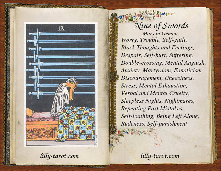 Tarot words-nine